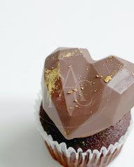 Perhaps A Cake - Cupcake - Chocolate Heart