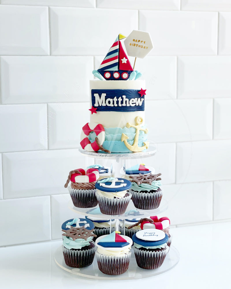 Perhaps A Cake - Party set- sailboat