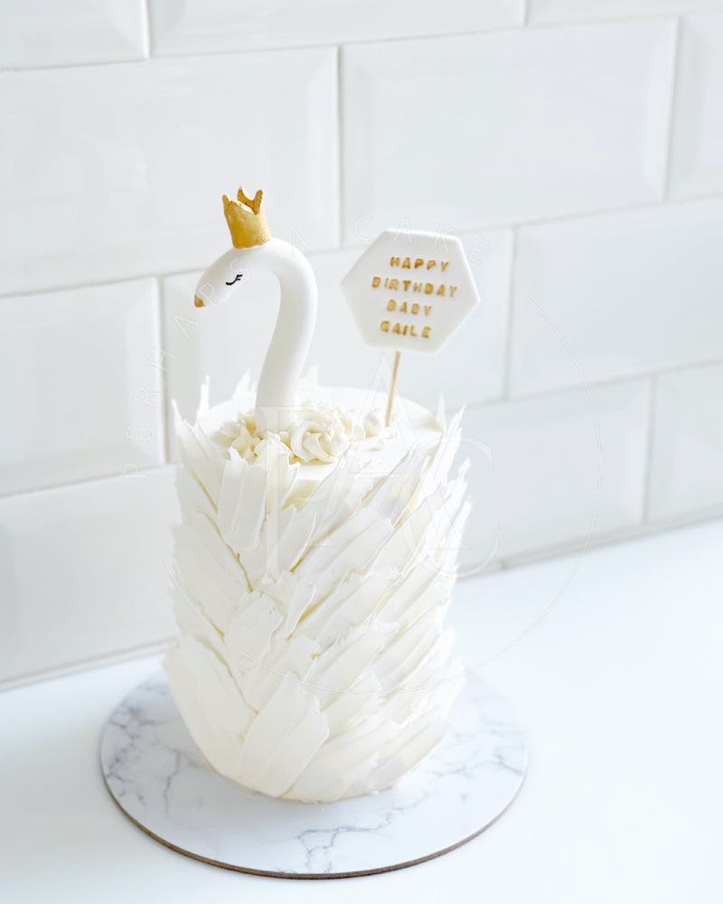 Perhaps A Cake - Swan cake