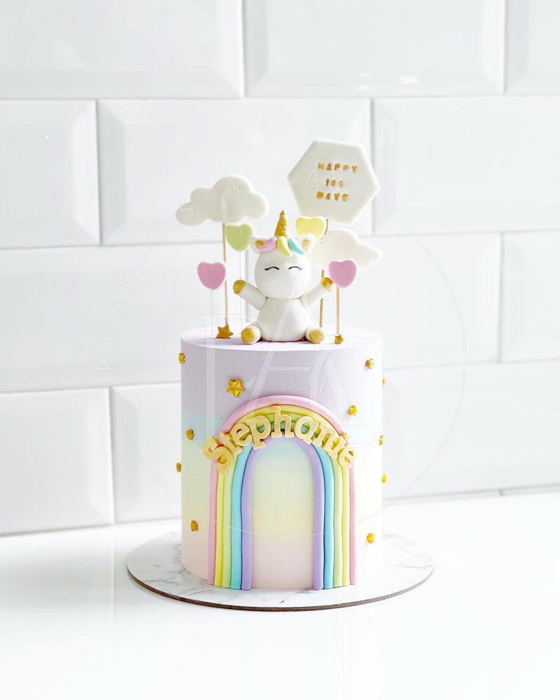 Perhaps A Cake - Rainbow Cake